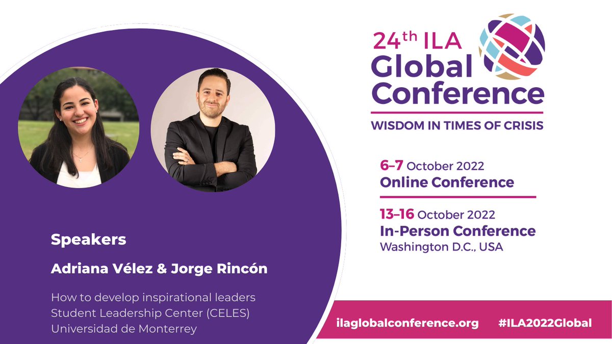 Emocionada de compartir esta aventura con <a href="/jorgerinconcj/">Jorge Rincón</a> en ILA’s 24th Global Conference #ILA2022Global <a href="/The_ILA/">International Leadership Association</a> <a href="/udem/">Universidad de Monterrey</a> 🤩