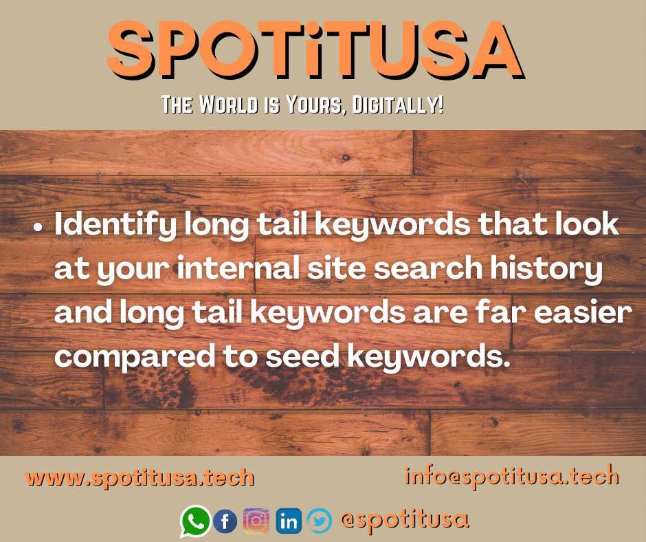 SPOTITUSA's tweet photo. Keyword research is important for SEO. Get started with keyword research for your business website. It will help you to succeed with search engine rankings.
Learn more about how we can help you out with your website #SEO at https://t.co/qWS1aQ42IB https://t.co/gFMeDWy34Q