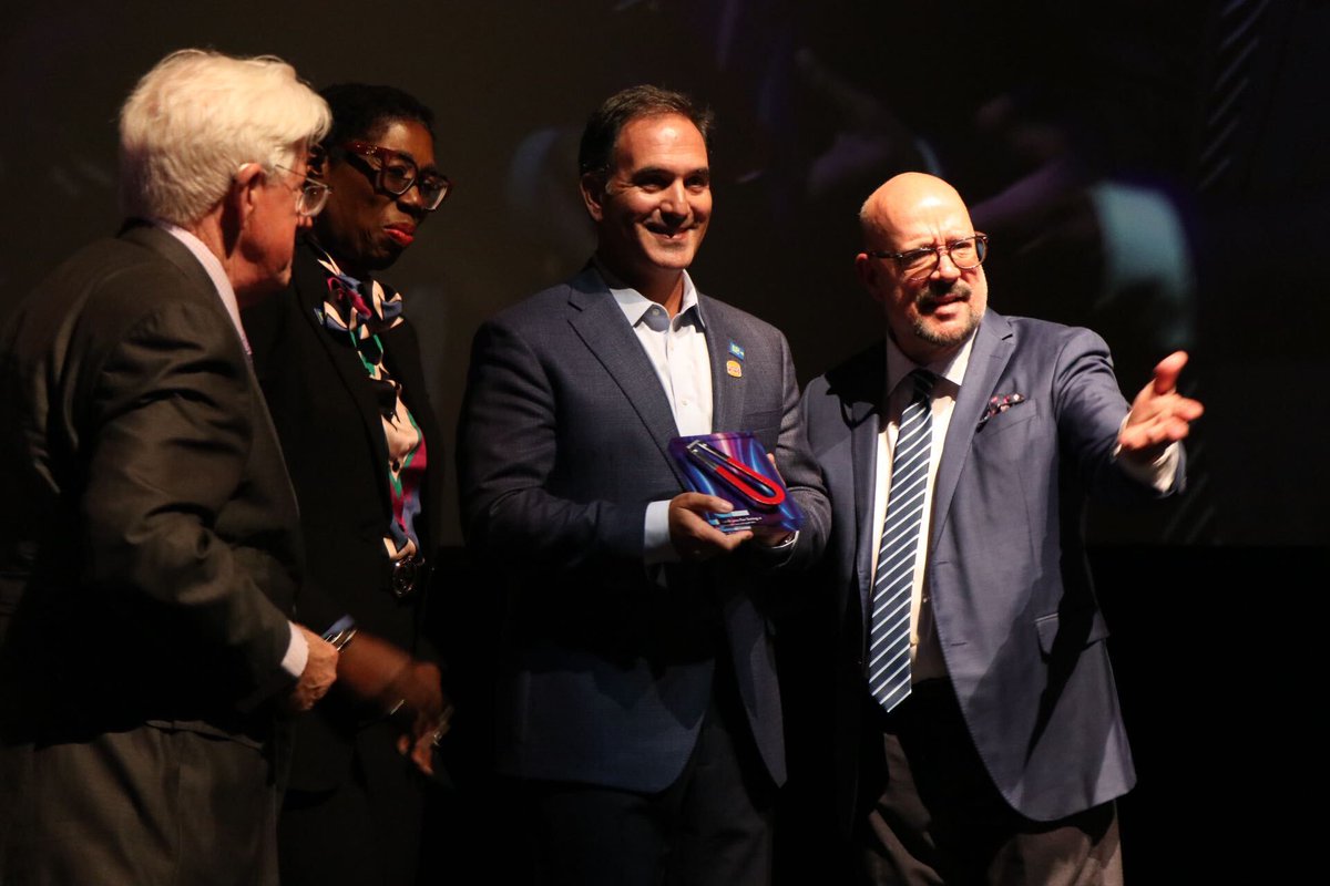 #GMCVB President &amp; CEO, David Whitaker, delivers the President’s Report at #GMCVBAM22, highlighting #DEI efforts, corporate partnerships, and #MiamiAndMiamiBeach momentum.