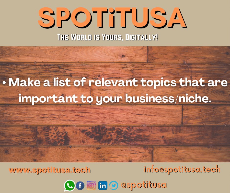 SPOTITUSA's tweet photo. Keyword research is important for SEO. Get started with keyword research for your business website. It will help you to succeed with search engine rankings.
Learn more about how we can help you out with your website #SEO at https://t.co/qWS1aQ42IB https://t.co/blab3pvNIH