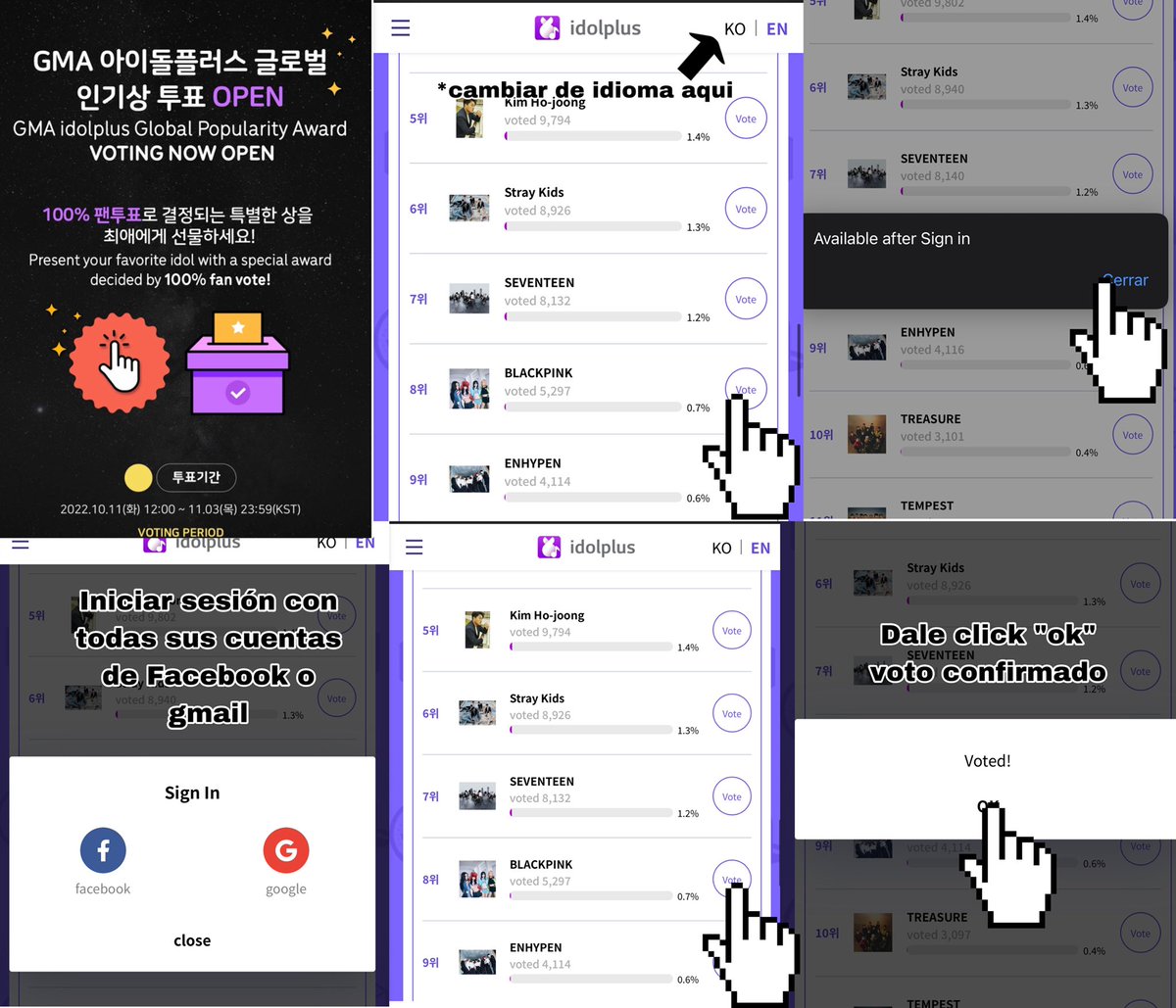 BPINKLATINO's tweet photo. Recuerdan cuando dijieron que no podían dejarle las votaciones a los k-Blinks,porque no votan y ahora que todos podemos votar en esto,qué pasó ahora? Donde esta blinks? 

Votar no te tomará mucho tiempo y es súper fácil hacerlo. 

🔗https://t.co/JJNyyNfuJ6

#SHUTDOWN @BLACKPINK https://t.co/PYm8hRV4Ln