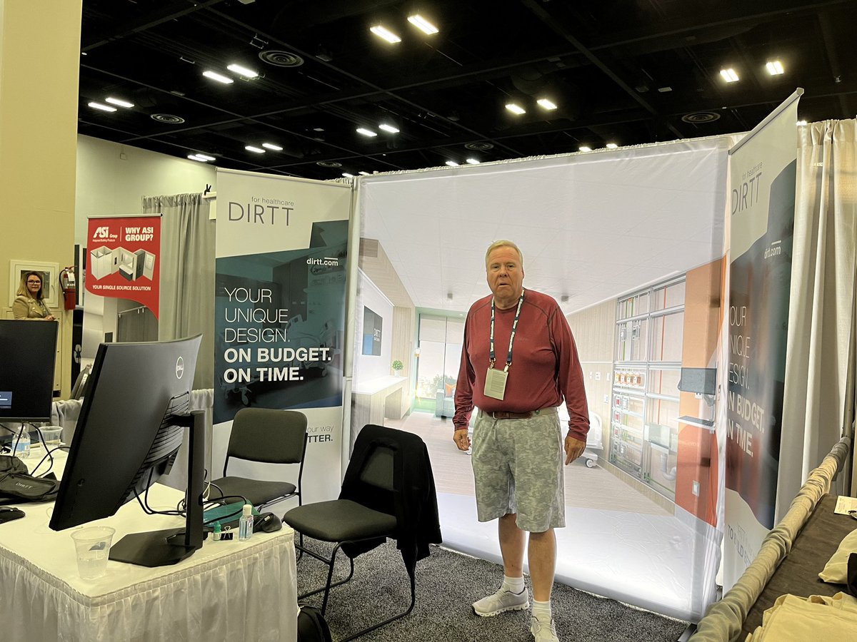 gregoryfburke's tweet photo. In the #DIRTT booth at HCD in San Antonio.I used to be on the board till Genius Parry fired me. It WAS a five dollar stock. Then O’Moron stopped me from selling for them. Now the stock is 41 cents. Listen to me! Falkbuilt is the place to be!!@falkbuilt #laneoffice @FalkbuiltNY https://t.co/XlPzsLldas