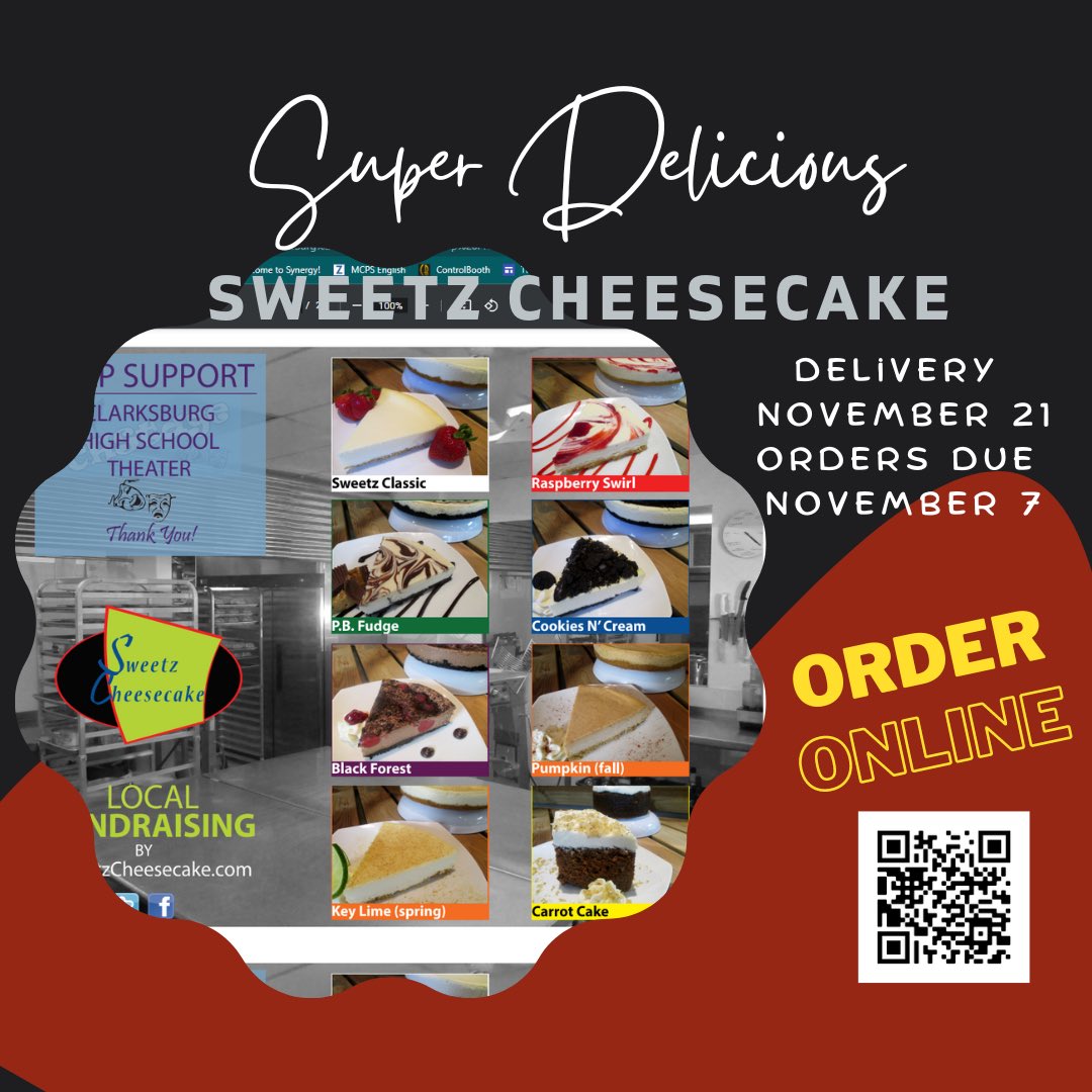 CHStage fundraiser Please consider ordering!! Funds go directly to supporting students!