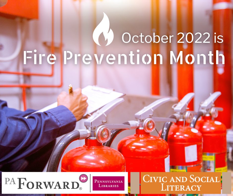 ValleyLibrary's tweet image. As a family in October, prioritize learning about better ways to prevent fires, including methods such as inspecting your heat sources, maintaining your electrical cords, and updating your smoke alarms.