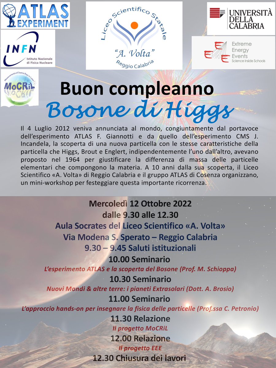 Buon decimo compleanno #bosonediHiggs