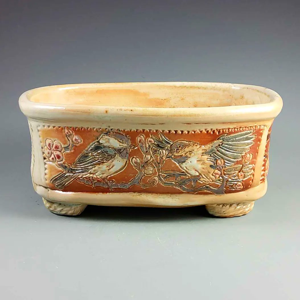 StasevichStudio's tweet photo. I still haven't decided if I'm keeping this for myself or not. It was just a quickie (by my usual timescale), made last minute because we were afraid we didn't have the right work to fill the front of the kiln. It turned out really sweet and I told myself I get to make more. https://t.co/ltsctN9EaK