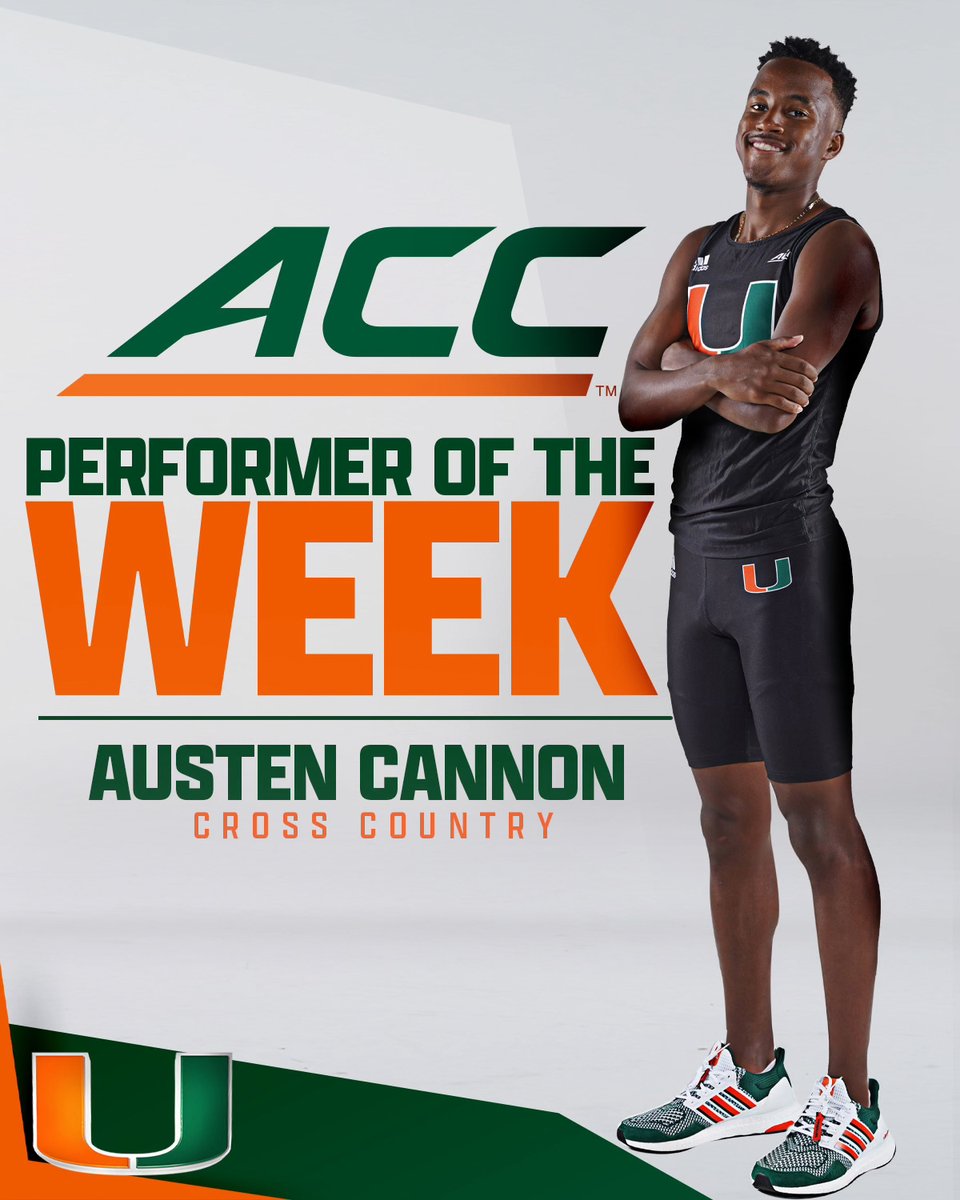 Canes Track/XC on Twitter "🗣️ theACC Cross Country Performer of the
