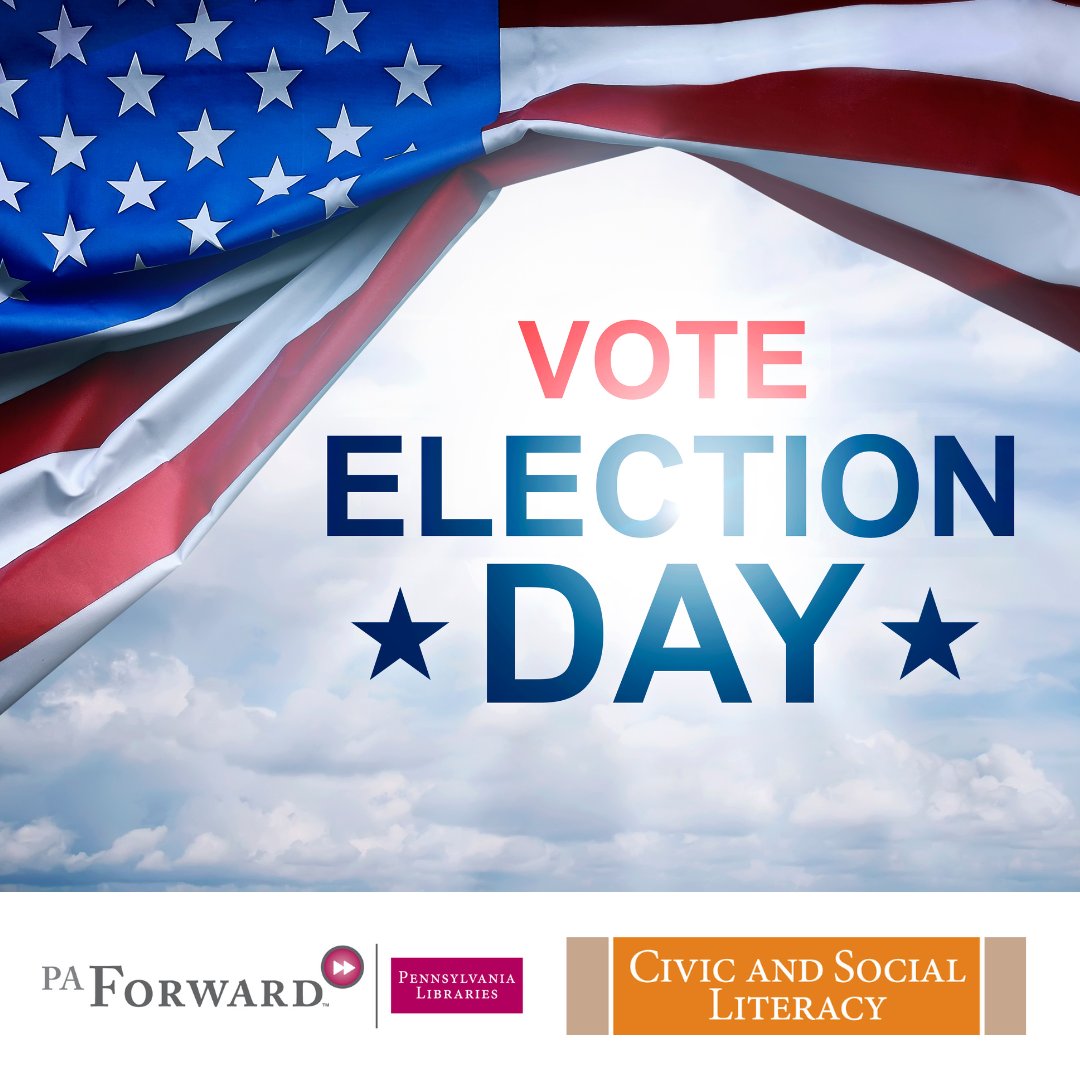 ValleyLibrary's tweet image. It’s #ElectionDay! Make your voice heard- get out and vote!