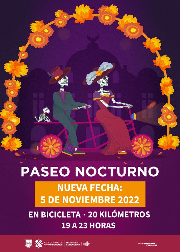 📢¡𝗘𝗹 #𝗣𝗮𝘀𝗲𝗼𝗡𝗼𝗰𝘁𝘂𝗿𝗻𝗼 𝗰𝗮𝗺𝗯𝗶𝗮 𝗱𝗲 𝗳𝗲𝗰𝗵𝗮!🚲✨🌙
¡𝗘𝗹 #𝗣𝗮𝘀𝗲𝗼𝗡𝗼𝗰𝘁𝘂𝗿𝗻𝗼 𝗰𝗮𝗺𝗯𝗶𝗮 𝗱𝗲 𝗳𝗲𝗰𝗵𝗮!🚲✨🌙

📍𝙎𝙖́𝙗𝙖𝙙𝙤 5️⃣ 𝙙𝙚 𝙣𝙤𝙫𝙞𝙚𝙢𝙗𝙧𝙚🕯
⌚ 19:00 a 23:00 h💀🎃 

🗣Avísale a tus amigas y amigos 👀