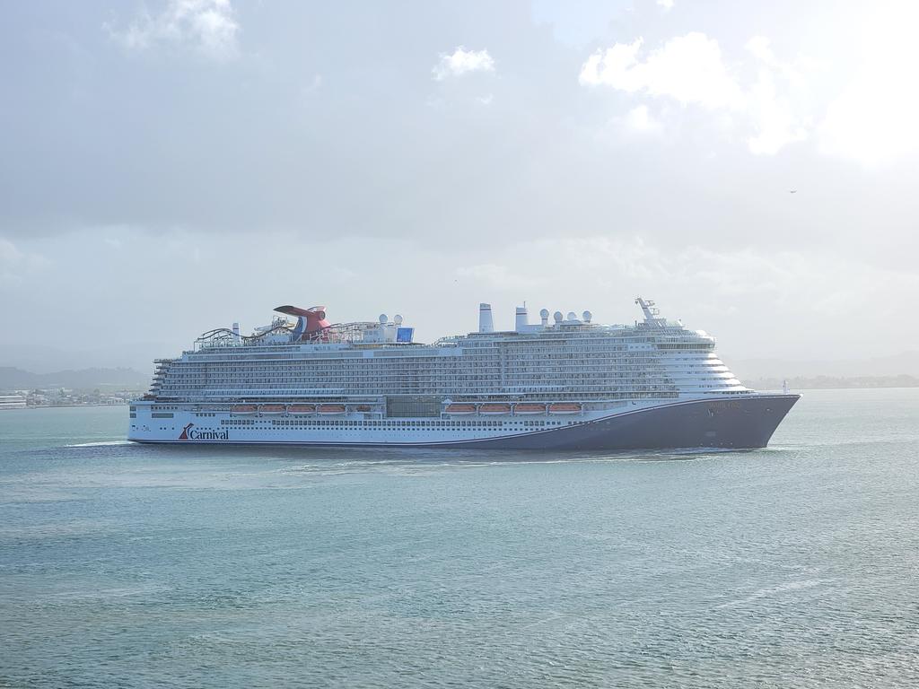 .<a href="/CarnivalCruise/">Carnival Cruise Line</a> #MardiGras sailing away from San Juan today after spending a beautiful day in the port. Safe sailing to Amber Cove tomorrow!