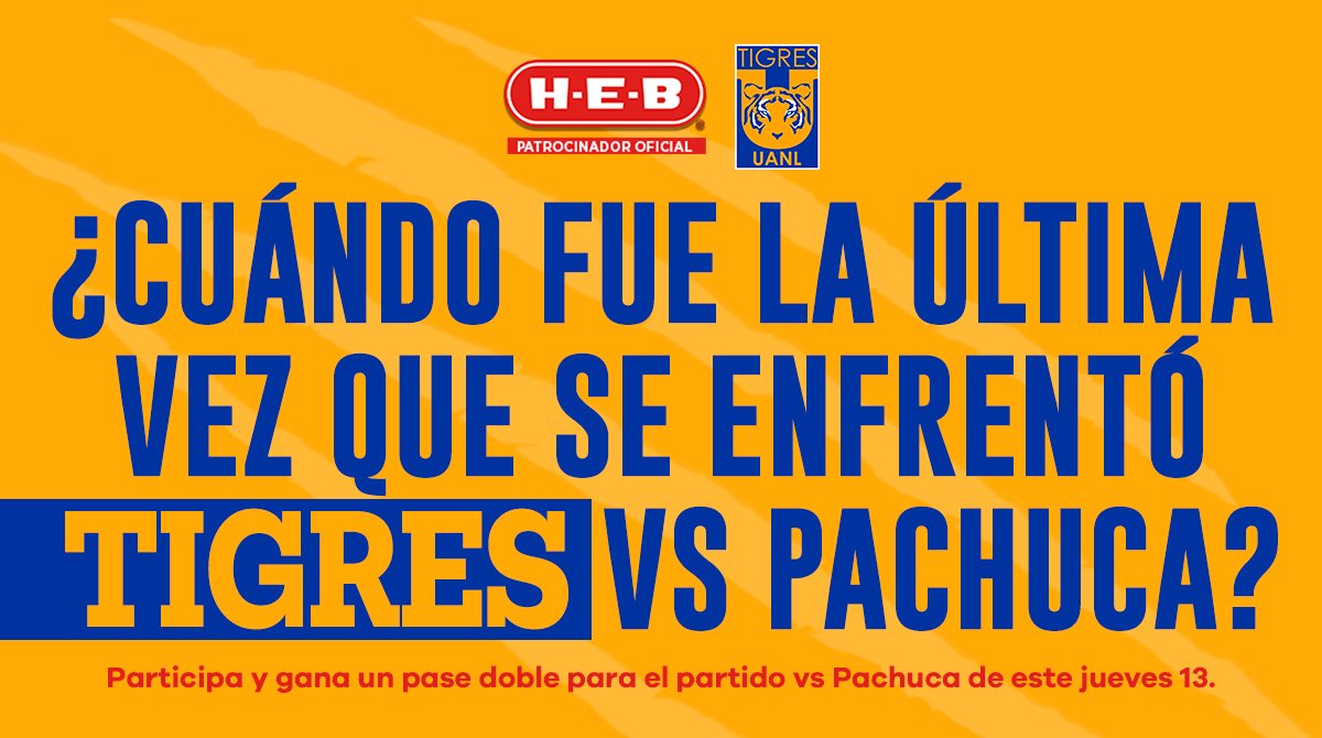 HEB_mexico's tweet photo. Apoya a @TigresOficial desde el Volcán 🌋 en su partido vs Pachuca. ¡H-E-B te lleva! 🐯🧡 
Para participar por un pase doble, debes:  
👉 Seguirnos y da RT al tweet 🔃 
👉 Dejar tu respuesta en comentarios ⚽ 
👇 Checa los TyC 👍 https://t.co/ionTUUMult
