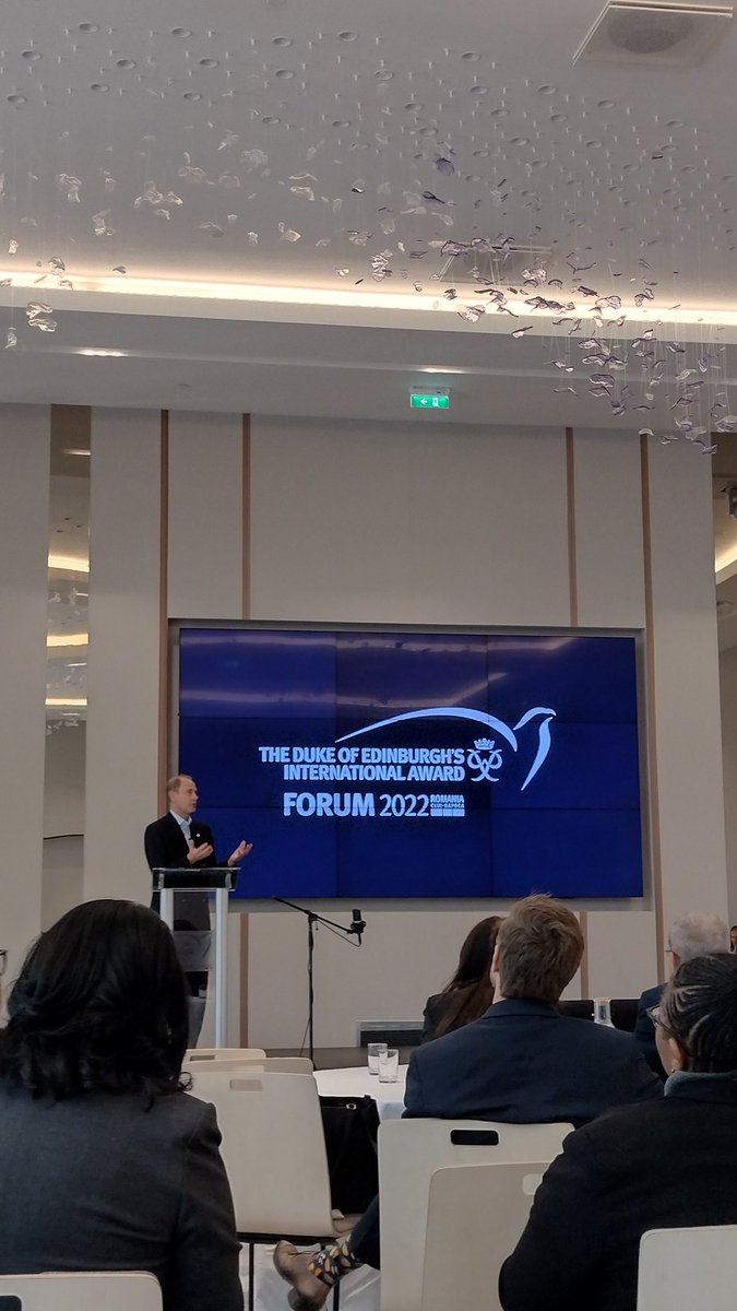 SunnyElvy's tweet photo. Met #PrinceEdward at the international award forum @DofE Great to talk to him about the importance of young people in DofE.Youth leading youth-the future. Ready to run our youth engagement workshop tomorrow to DofE CEOs worldwide @ruthbmarvel @AshDofe @DofESouthWest @ElvyCurious https://t.co/SXRbWoshSD