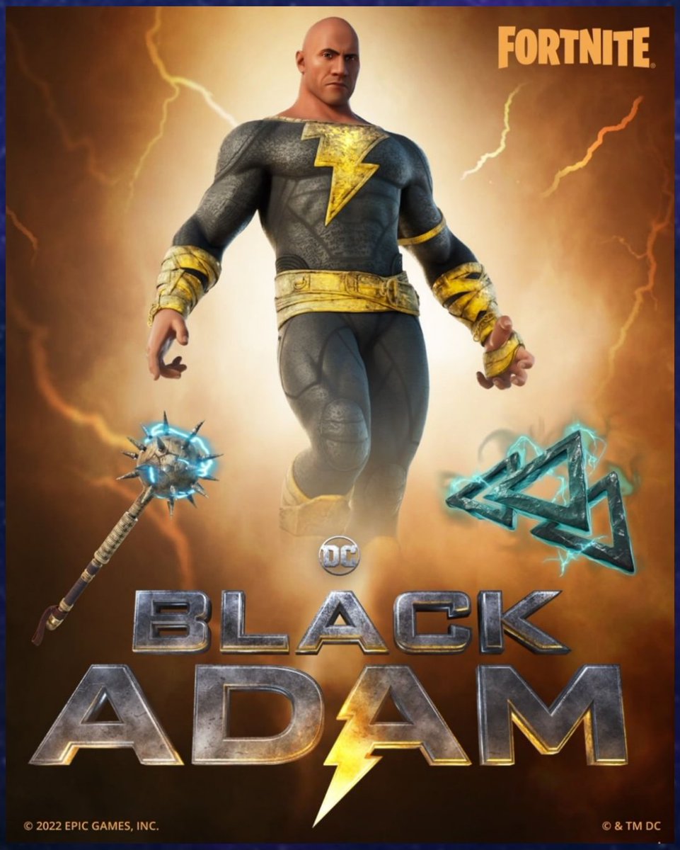 ⚡Black Adam x Fortnite ⚡
Si no tendremos en Live-Action a #Superman contra The Rock, por lo menos aquí los tendremos echando Bala!
#BlackAdam llega a #Fortnite el 20 de octubre!
Van a comprar el paquete?
🤨