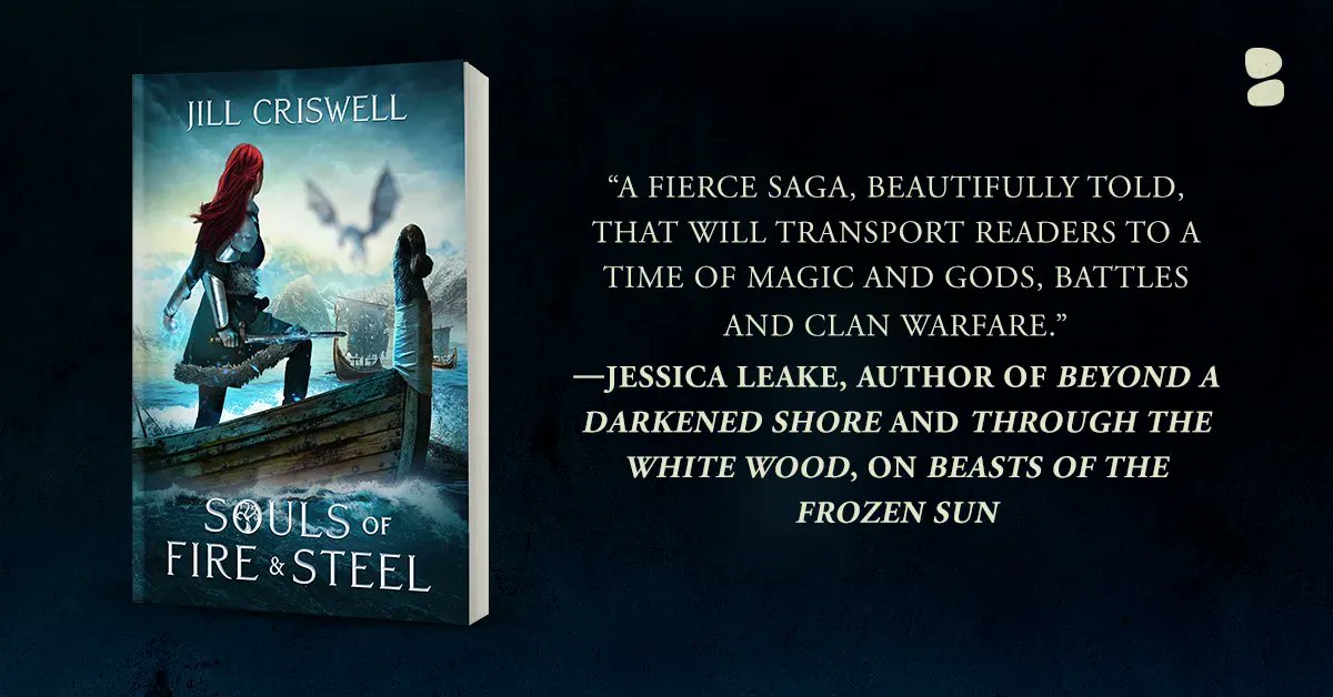 BlackstoneAudio's tweet photo. This #pubday is full of five-star YA fantasy! #SOULSOFFIREANDSTEEL (Book 3 in the #FrozenSunSaga) by @JillCriswell is available now in #PAPERBACK format!🎊📘

“A fierce saga, beautifully told...A totally engrossing and epic adventure."— @JessLeake

⚔️https://t.co/sKsEHr3xoG https://t.co/CyCAfU4JZR