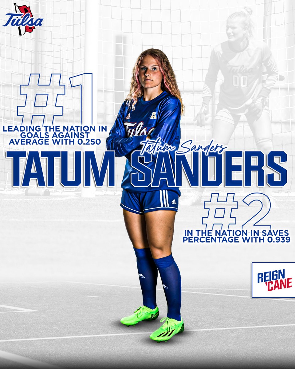Tulsa Women's Soccer (@tulsawsoccer) on Twitter photo Congratulations <a href="/tay_s04/">Tatum Sanders</a> - #1 and #2 in the NATION! ... Huge assist goes to the backline <a href="/emmybburg5/">EMMY KATE</a> @ash10fernandez <a href="/gschimmels/">Grayson Schimmels</a> and <a href="/doeble/">Bree doeble</a>
#ReignCane #LoyalAlwaysTrue Congratulations <a href="/tay_s04/">Tatum Sanders</a> - #1 and #2 in the NATION! ... Huge assist goes to the backline <a href="/emmybburg5/">EMMY KATE</a> @ash10fernandez <a href="/gschimmels/">Grayson Schimmels</a> and <a href="/doeble/">Bree doeble</a>
#ReignCane #LoyalAlwaysTrue
