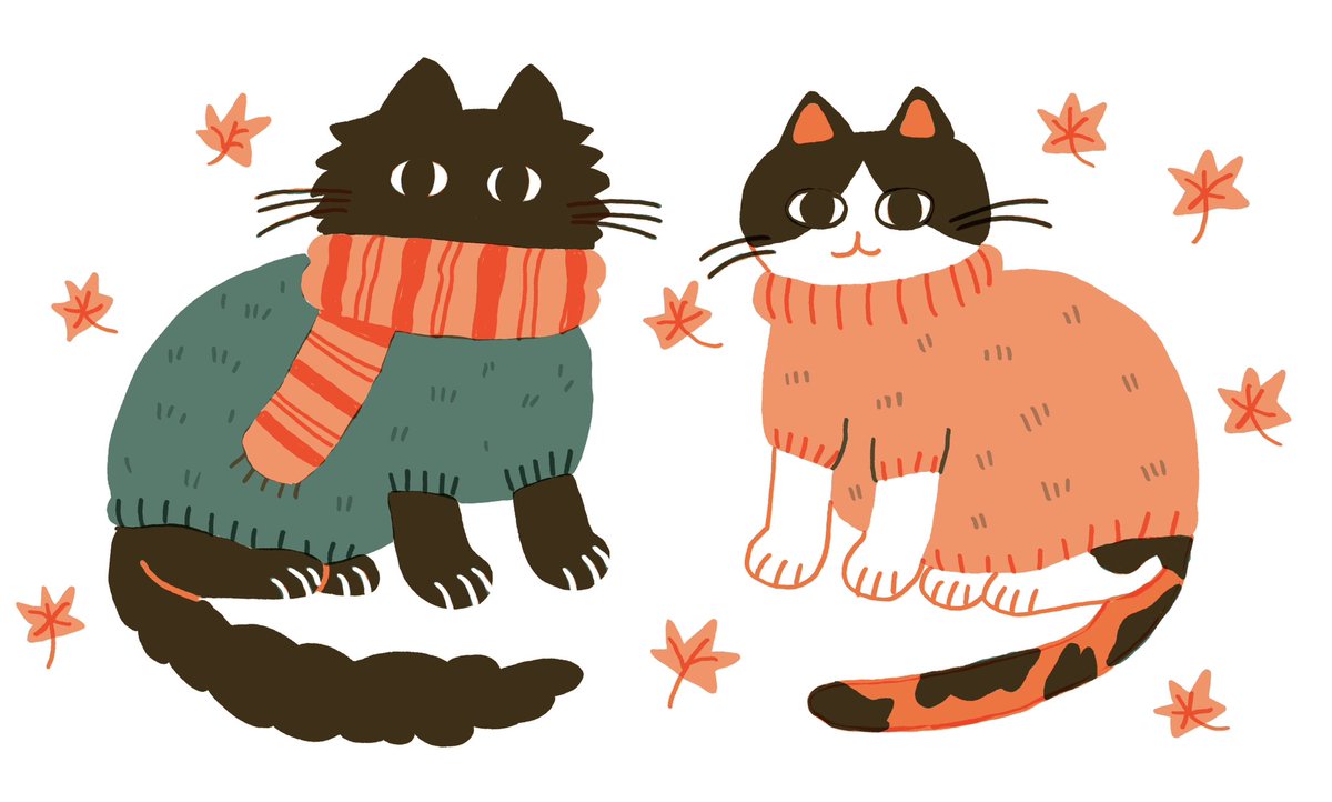 matching sweaters!! 🍁