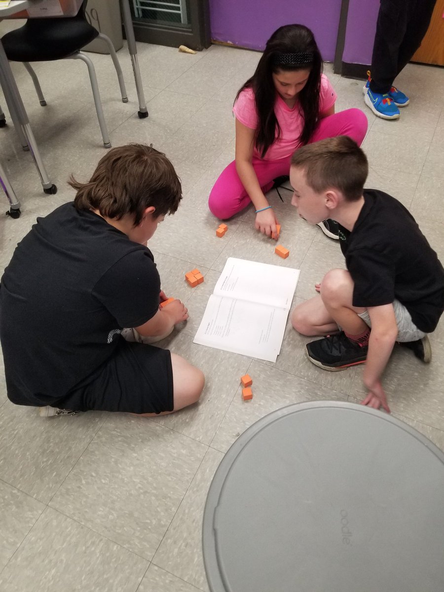 Today we became party planners!  In math, students had to design a layout for a game night, with several different games that each allowed for a different number of players.  They used manipulatives and collaborated to decide on the best design! #OakFlatProud #bssdproud