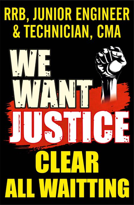 1RajMahawar's tweet photo. #RAILWAY_CLEAR_ALL_WAITING please clear 100% waiting of Cen03/2018 candidates and give us chance to serve Indian railways @AshwiniVaishnaw @RailMinIndia @SatabdiRoy_ @MPKandhamal @MPSumedhanand @GMSERAILWAY @EasternRailway @GmClw @drmkgp @DRMCKP @drmsdah @HansrajMeena https://t.co/izmks00hfY