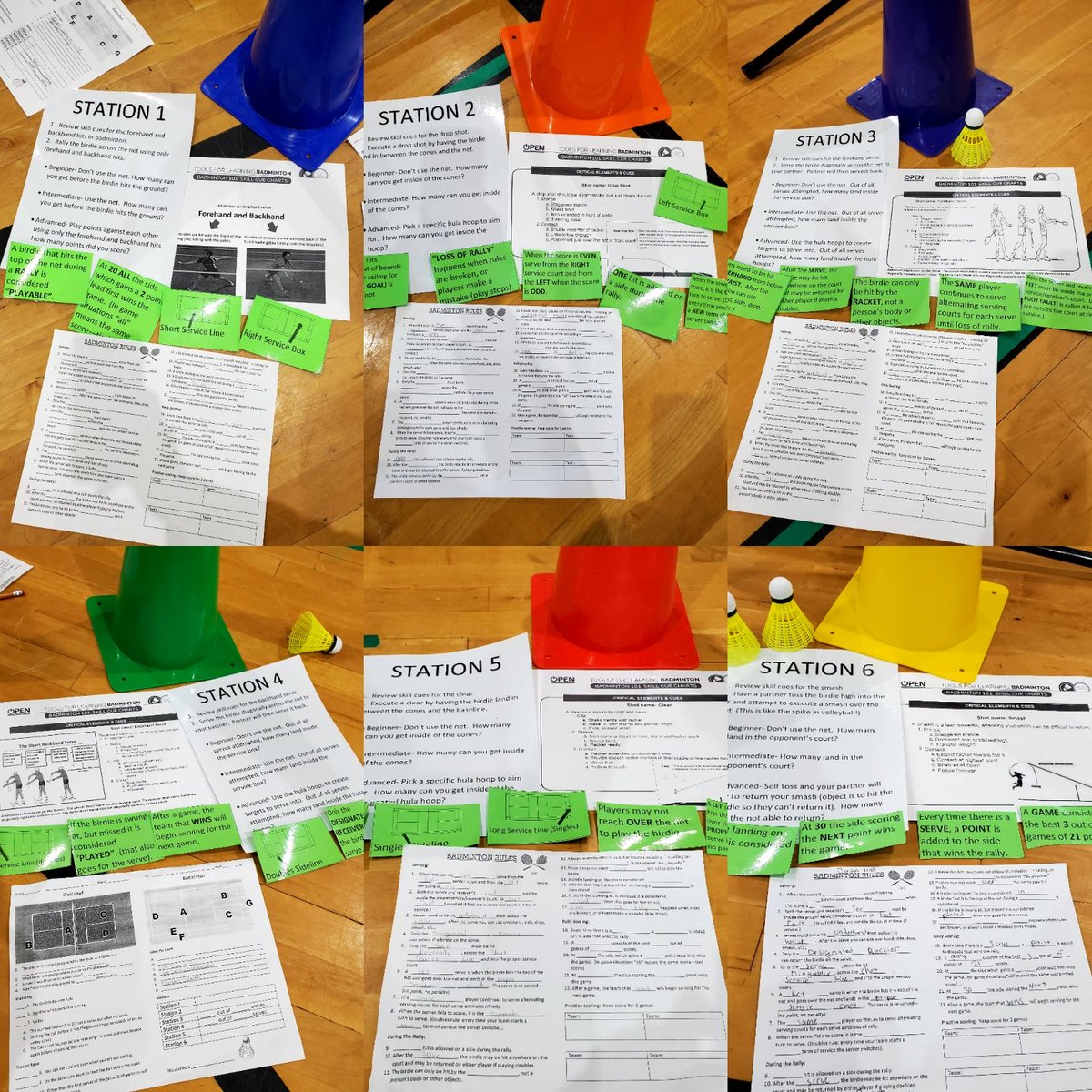 JBlackSWPhysED's tweet photo. I absolutely LOVE teaching Raquet Sports to our students @SouthWestGHS This week is all about Badminton &amp; Pickleball... rules, vocabulary, skills, game play and loads of fun! 💚🖤🏸 @GCShealthandpe @GCSchoolsNC https://t.co/EvkHsOyGrN