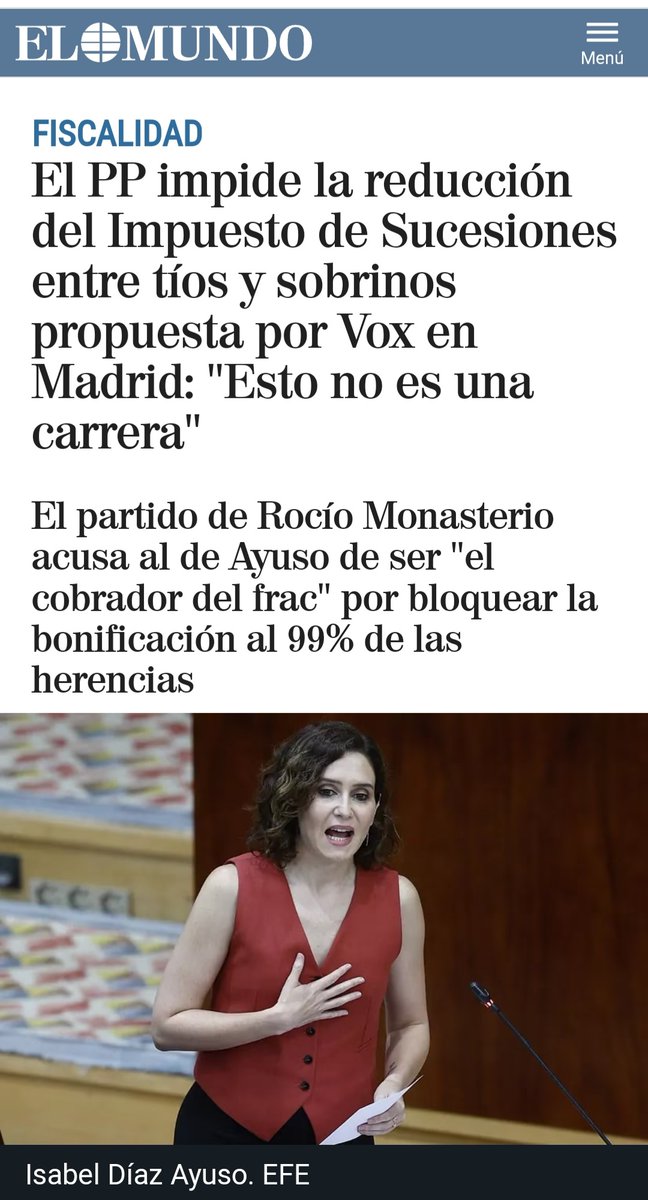 El Impuesto de Sucesiones es un robo a los muertos.
Hicieron un testamento indicando beneficiarios. 
El Estado se lo queda porqué???
<a href="/impuestosucesio/">#STOPimpuestosucesiones</a> <a href="/elconfidencial/">El Confidencial</a> 
<a href="/Asoliberum/">722644025</a>