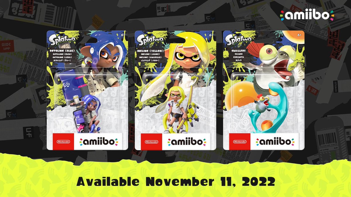 Splatoon 3 Amiibo is up for pre-order at Best Buy!

Inkling (Yellow) bestbuy.7tiv.net/qnYW2b
Octoling (Blue) bestbuy.7tiv.net/rnYE2d
Smallfry bestbuy.7tiv.net/3Pgkdy #ad