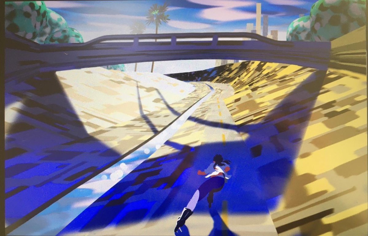 samalden_'s tweet photo. i've also been making these nostalgic PS1 California landscapes, no idea what to do with these  #PortfolioDay https://t.co/9wdAyMSm6R