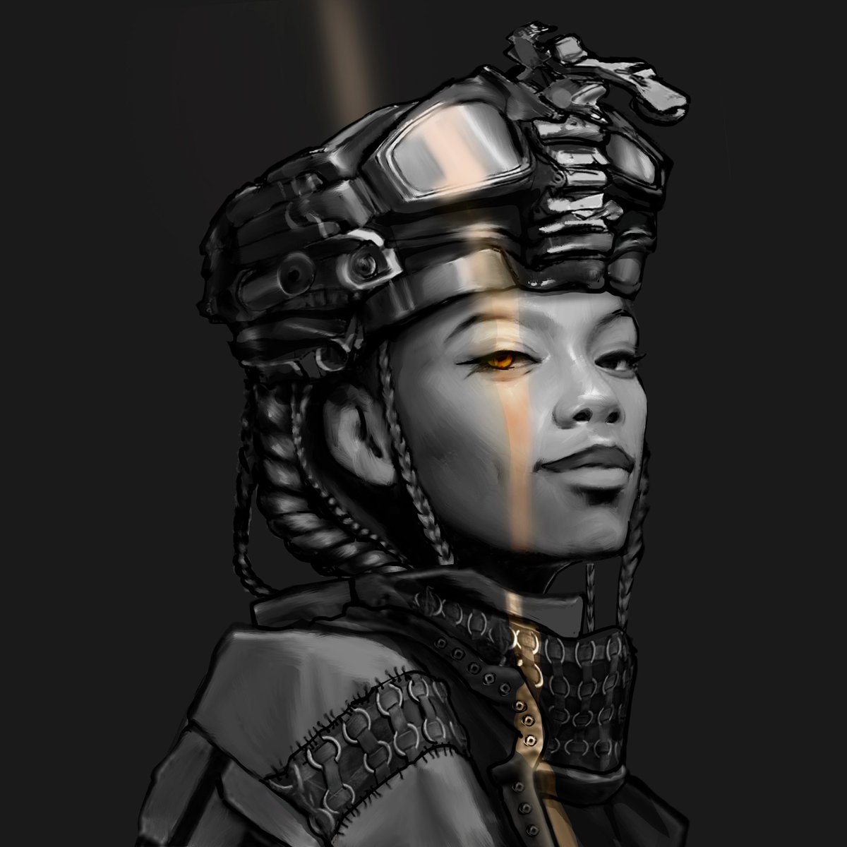 IncenseSticky's tweet photo. I had high expectations for @TheFracture_ 3rd collection Forgotten, but after seeing Vic I don't know what's the ceiling anymore. I'm sure they will set new standards for NFT artwork in all of web3. https://t.co/jd3NamtKYE