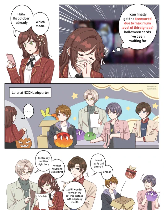 Unexpected event schedule #TearsofThemis #未定事件簿 #미해결사건부 