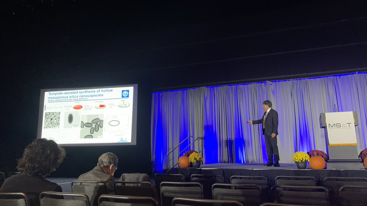 LabMathur's tweet photo. #MST22 is back in-person! Here are some impressions of the conference. Prof. Mathur delivers the Edward Orton Jr. Lecture at MS&T. https://t.co/QebaLjZhkV