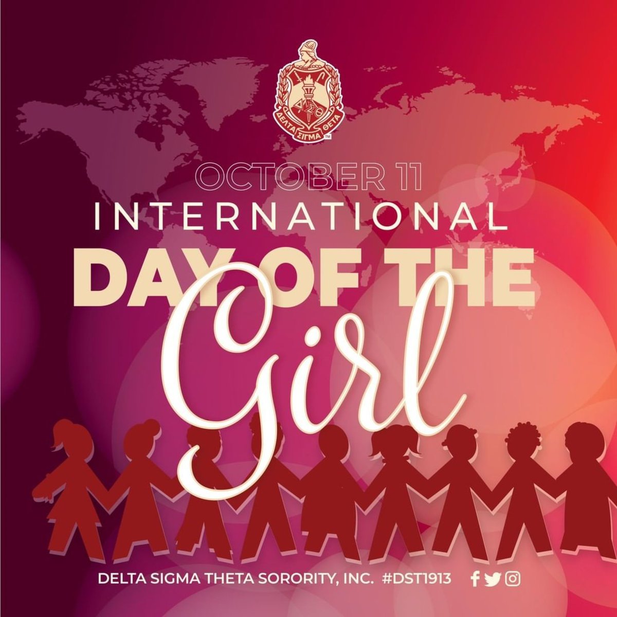 #Repost <a href="/dstinc1913/">dstinc1913</a>
・・・
Today, October 11, is the 10th anniversary of the International Day of the Girl (IDG)… created to focus attention on the need to address the challenges girls face worldwide and to promote girls’ empowerment and the fulfillment of their human rights.