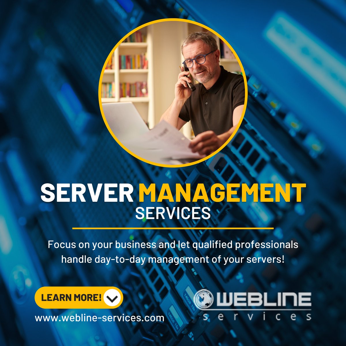 Management services for all your server needs and maintenance. Contact us today. 

#like #follow #subscribe #managedservices #managedservicesprovider #managedservicessolution #managedservicesproviders #managedservicesandsolutions 
webline-services.com/managed/server…