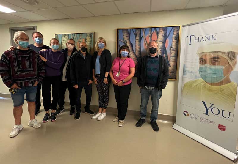 We installed 38 artworks in the Barbara and Jack Foden Palliative Care Unit. torontograce.org/infrastructure…