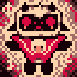 MattsDeadCat's tweet photo. lamb from #cultofthelamb by #devolverdigital. I just really love the art style.

#octobit2022 #octobit #pixelart #herecy (2/2) https://t.co/y6LgQw9Vu0