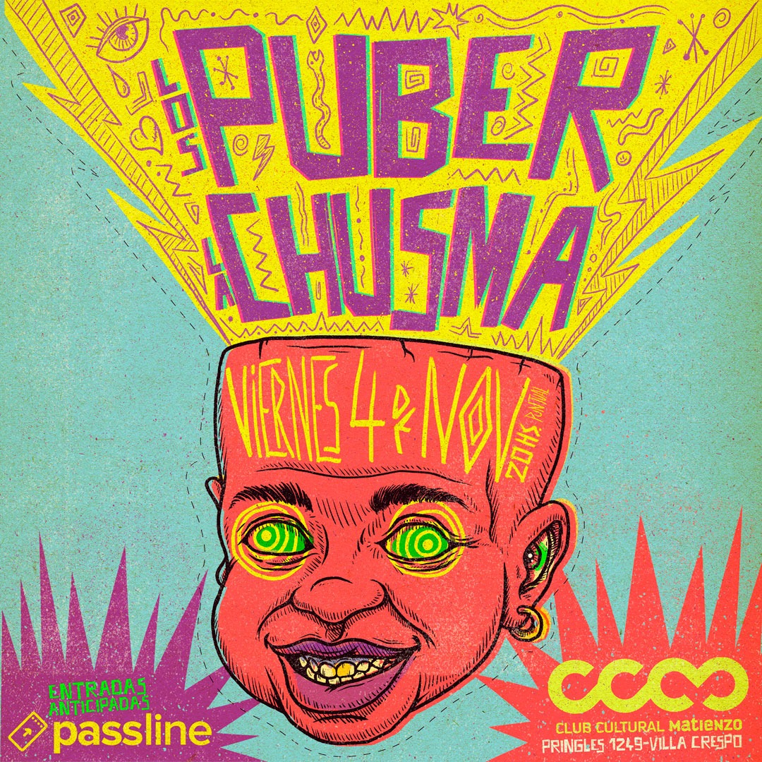 Y se viene la fecha del año. Los Puber y <a href="/La_Chusma/">La Chusma</a>  juntxs en el Club Cultural Matienzo el viernes 4 de noviembre. Entradas en este link bit.ly/3rMWAnD Las primeras 10 tienen alto 🎁!#FelizMartesATodos #DiaMundialdelaSaludMental    #chainsawman    #LOLLAAR