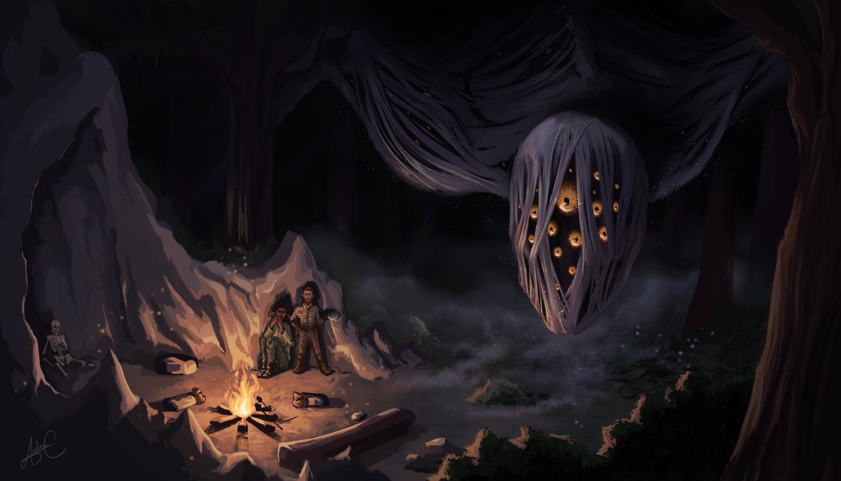 AndysDemons's tweet photo. #PortfolioDay 
Hello there! I'm Andy, a fine arts student who loves fantasy illustrations and creating characters ^^ https://t.co/H49QH89cSm