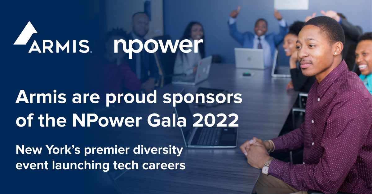ArmisSecurity's tweet photo. #Armis is a proud sponsor of the #NpowerGala 2022! #NPower creates pathways to prosperity by launching #digitalcareers for military #Veterans and young adults from underserved communities. #DiversityandInclusion.
Careers at Armis: https://t.co/or1TDpGGhA  
#careers #wearehiring https://t.co/yn2WKXM1XX