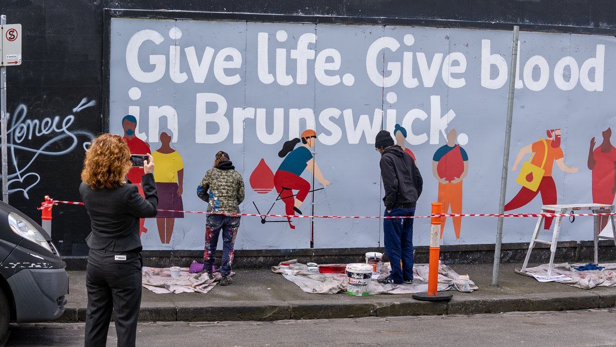 Our newest donor centre is now open in Brunswick, Victoria! To celebrate the opening we’ve put together a fun mural. If you spot it, snap a pic and tag us @lifebloodau to spread the word. Find out more at donateblood.page.link/PJUv