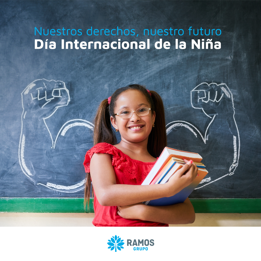 Este año se conmemora el décimo aniversario del Día Internacional de la Niña. Celebremos esta fecha impulsando la educación de todas las niñas a nuestro alrededor.

#DíaDeLaNiña
#GrupoRamos
