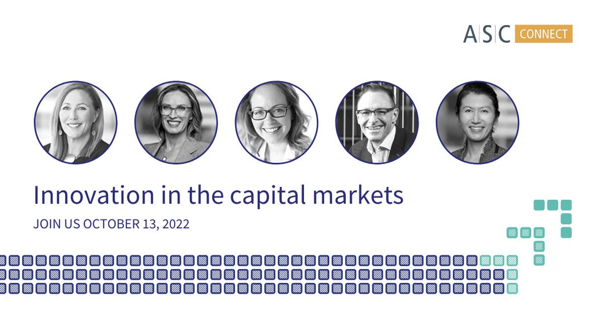ASCUpdates's tweet photo. Innovation is the lifeblood of Alberta, so this year at #ASCconnect we explore innovation in the capital markets with a panel of experts:
• @NicoleLJanssen (@altaml_com)
• @Rockster (@PlatformCalgary)
• Tonya Fleming & Yanny Young (ASC)
Register ➡️ https://t.co/pKJyrOutdW https://t.co/89mLVNiTD4