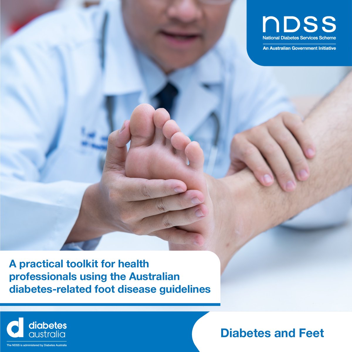 NDSS_AUS's tweet photo. This practical toolkit helps health professionals use the Australian guidelines for diabetes-related foot disease, including an overview of each guideline and practical pathways to help optimise the implementation of recommendations.
https://t.co/RUK43R8t78
#FootHealthWeek https://t.co/A3GSmQbeaO