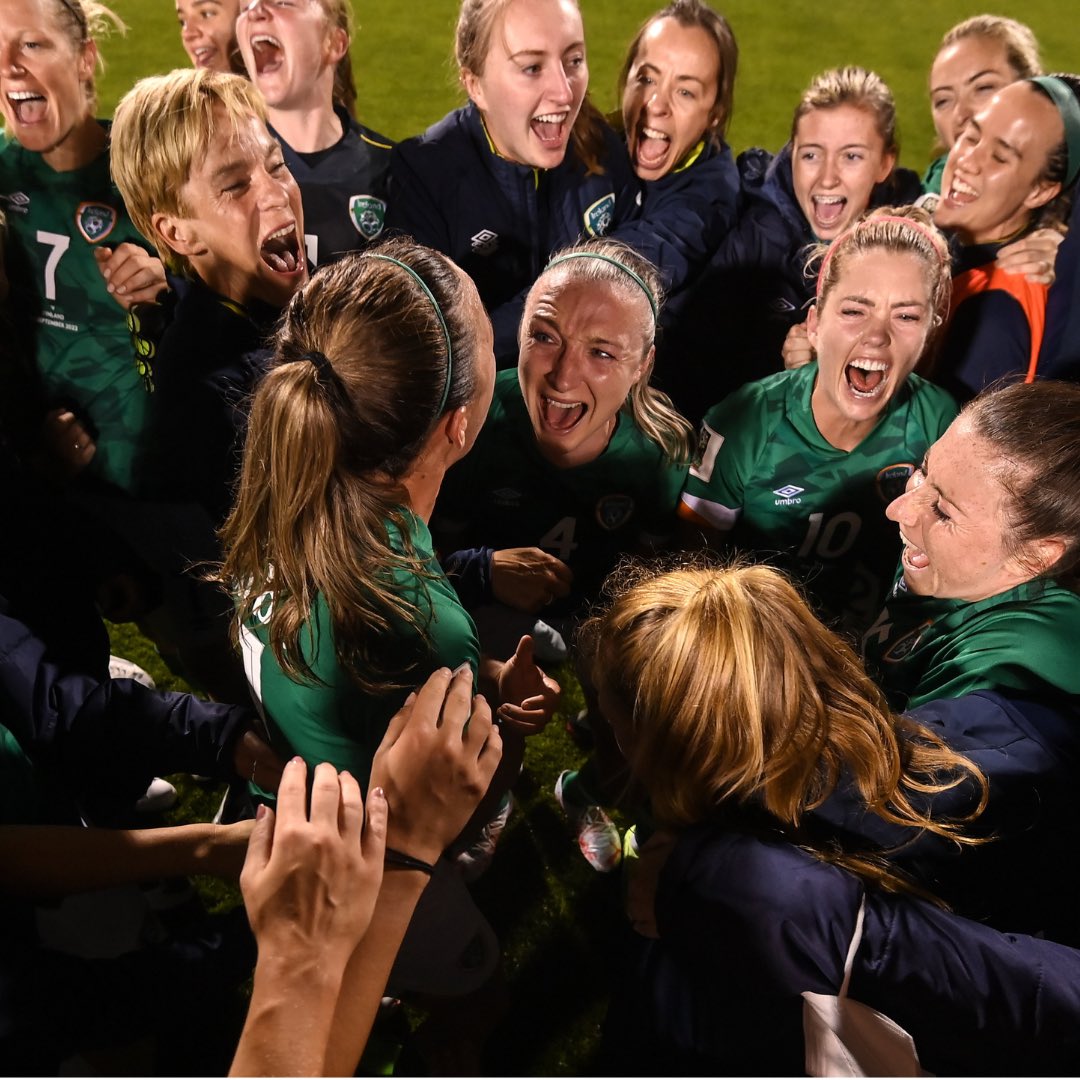 They've only gone and done it!!!! 
The Republic of Ireland's Women's National Team are going Down Under in 2023 for the World Cup finals!
🇮🇪🤩🥳☘️
#COYGIG #SCOIRL <a href="/FAIreland/">FAIreland</a>