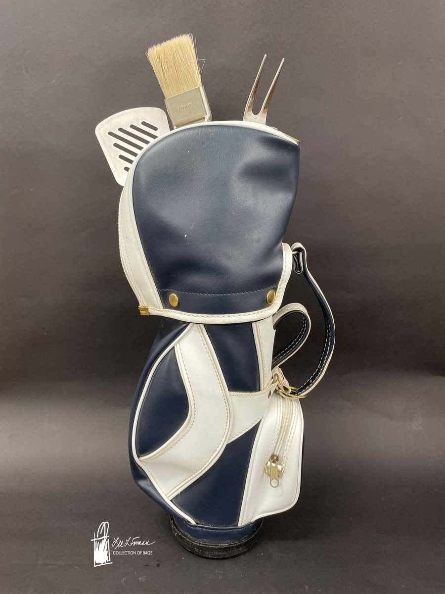 284/365: Do you have a bag for your BBQ utensils? How about storing them in a miniature golf bag like this gem from the Lee L. Forman Collection of Bags?