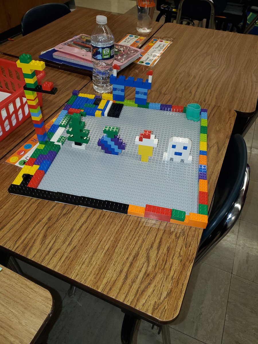 My students absolutely love STEM days. Today they learned about buildings and structures while using Legos. #stem #rsdproud