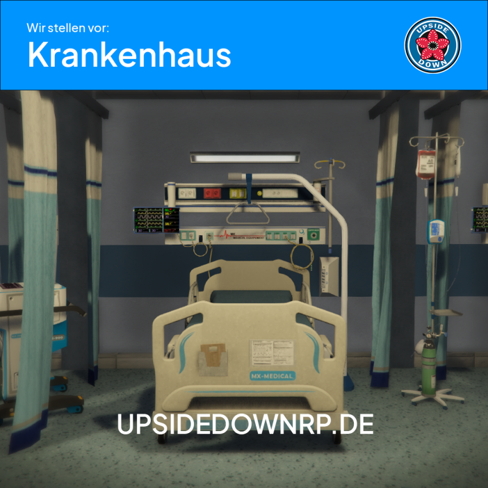 CyberVde's tweet photo. Du bist schwer verwundet und brauchst ärztliche Hilfe? 🤯 

Unser Krankenhaus ist mit den nötigen Geräten ausgestattet, um deine Wunden zu heilen. ❤️‍🩹

Wir stellen vor: Das Krankenhaus 🏥

#FiveM #GTA5 #GTARP #GTAV https://t.co/qsZhtD5QXr