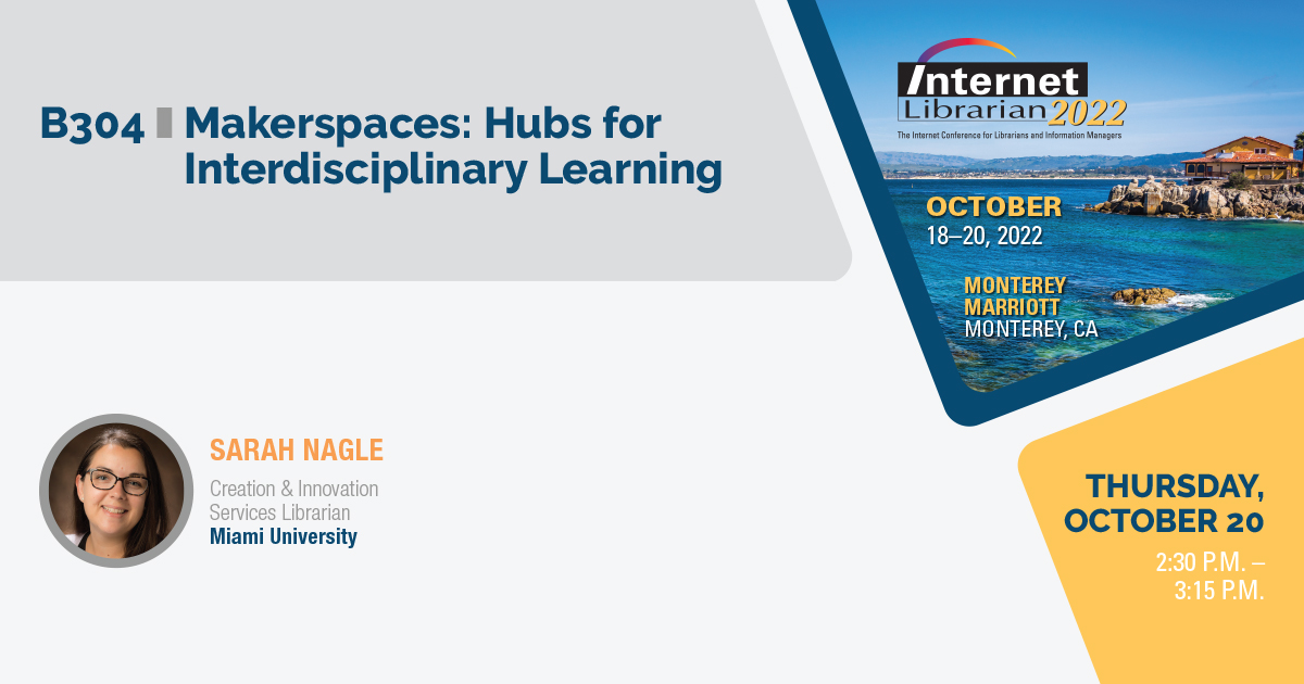 SarahNagle10's tweet photo. Join me at #InternetLibrarian next week! https://t.co/MsZBPxqHsj