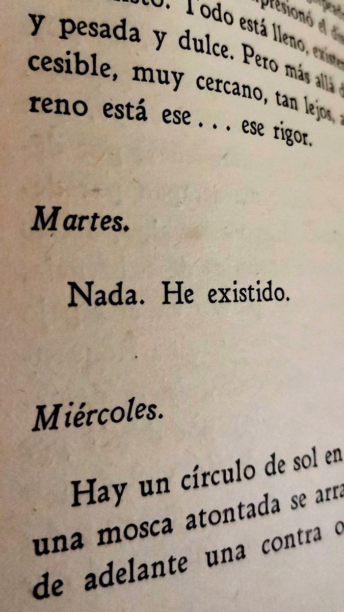 Cementedelibros's tweet photo. Martes.
Nada. He existido.
La Náusea
Autor: Jean-Paul Sartre.
#cementeriodelibros https://t.co/LnxwL1fkeR