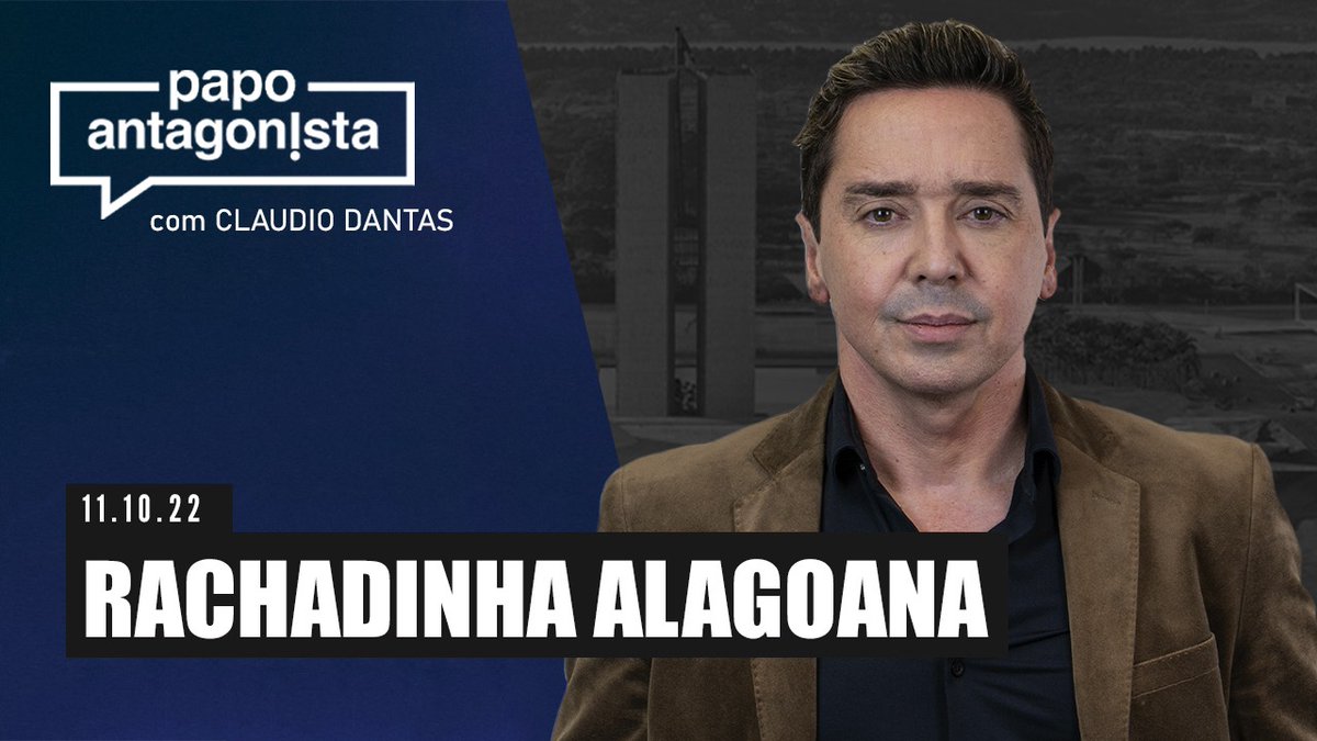 Assista AGORA ao #PapoAntagonista, com @claudioedantas. youtube.com/watch?v=5y9YuT…