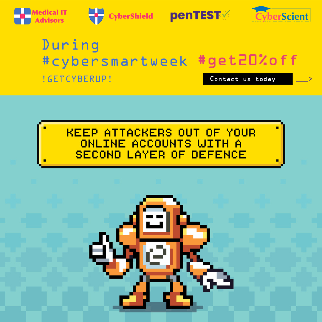 CyberScient's tweet photo. Today is about #upgrading to #2FA @CERTNZ @MedicalITAdvisors #CyberSmartWeek
Here is what you need to know about #2FA #free #cyberawareness #training video
https://t.co/xMUjsoUume
#BeCyberScient #NEXTLEVEL #Security
#get20off #CISO360.AI #PentestNZ #CyberShield https://t.co/8T3omdyFFt