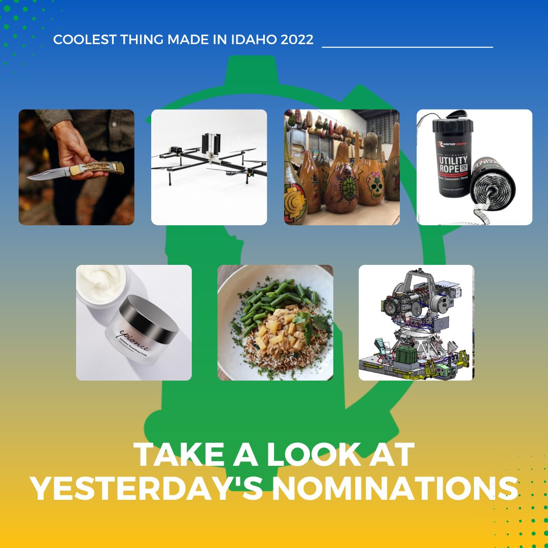 idmfg's tweet photo. Check out the last of #CoolestThingID nominated products. Learn more about the products and companies online... https://t.co/uD7o6Oxn2a

Thank you to our sponsor @idahopower 
#idmfg #mfgday22 #CoolestThingID #madeinidaho #manufacturing #madeintheusa https://t.co/z48n3cPPaO