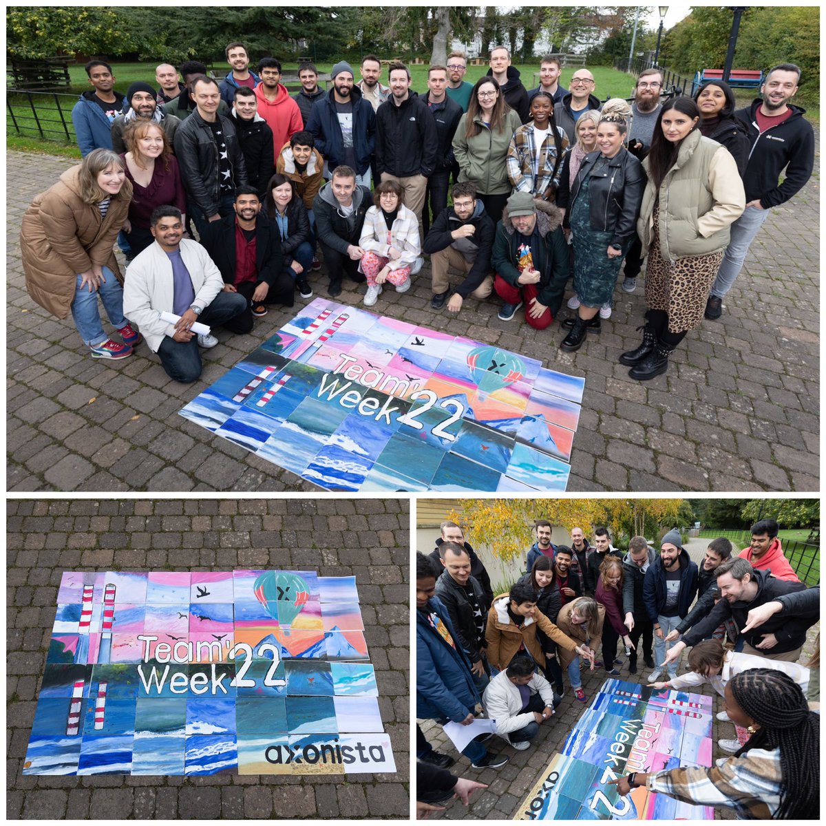 axonista's tweet photo. We’re so happy with the results of our Big Picture team event hosted by Alternative Dublin, what an amazing and fun-filled day of #collaboration, and team week is just getting started! #TeamWeek22 https://t.co/tzdGPFcYM5
